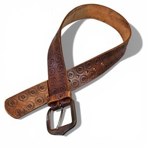 Custom Made Hand Tooled Leather Belt